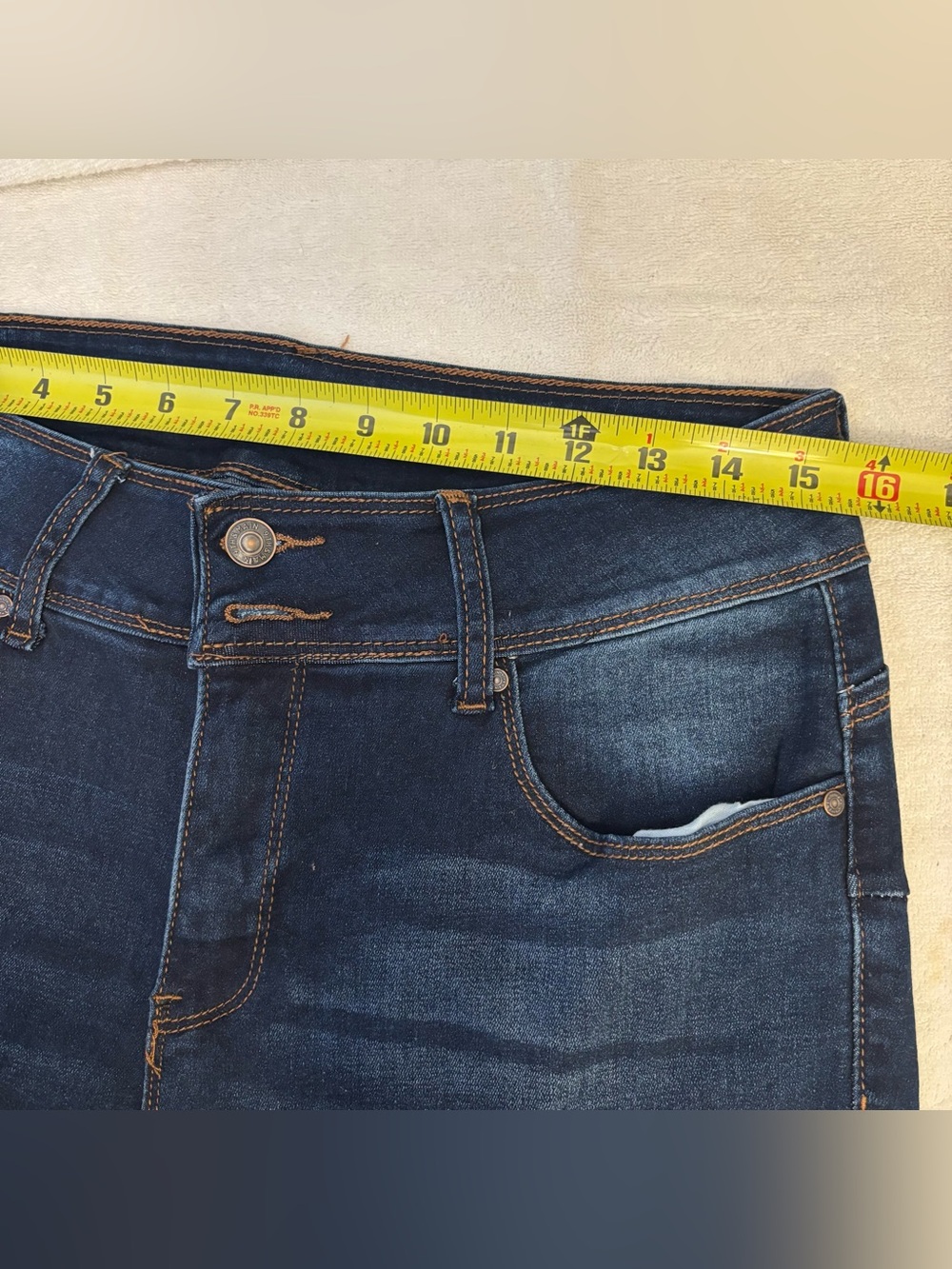 9th & Main skinny jeans size 14P - Picture 3 of 4